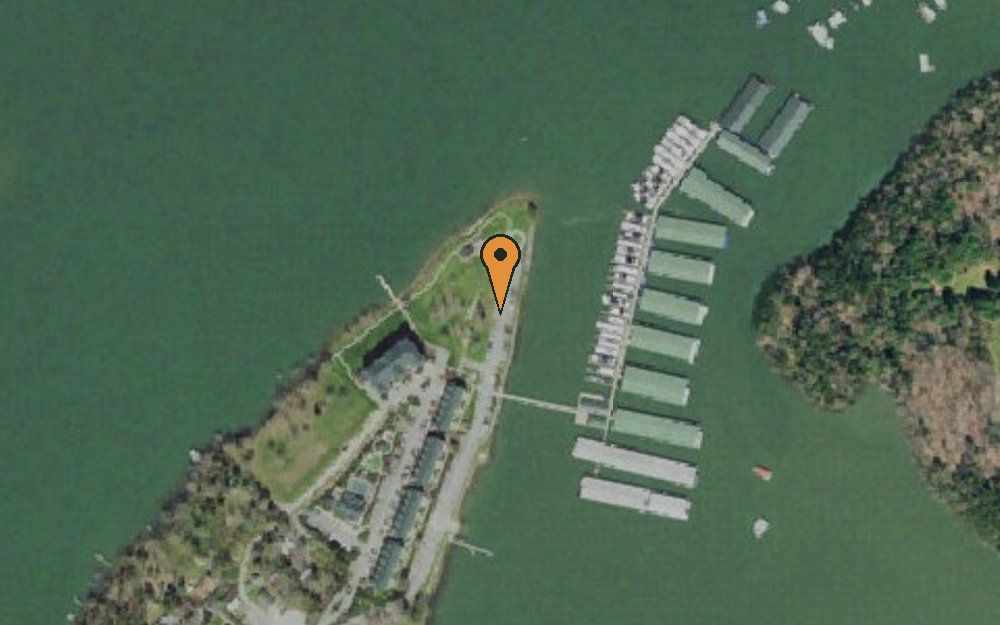 Aerial view of Waterside Marina