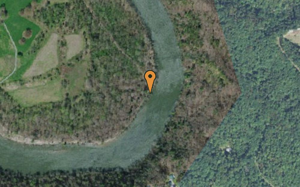 Aerial view of Weaver Bend