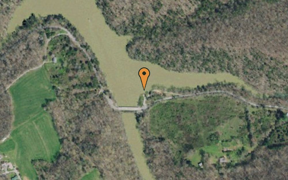Aerial view of Williams Creek