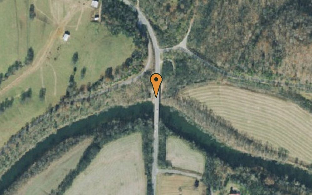 Aerial view of Williamsport Bridge