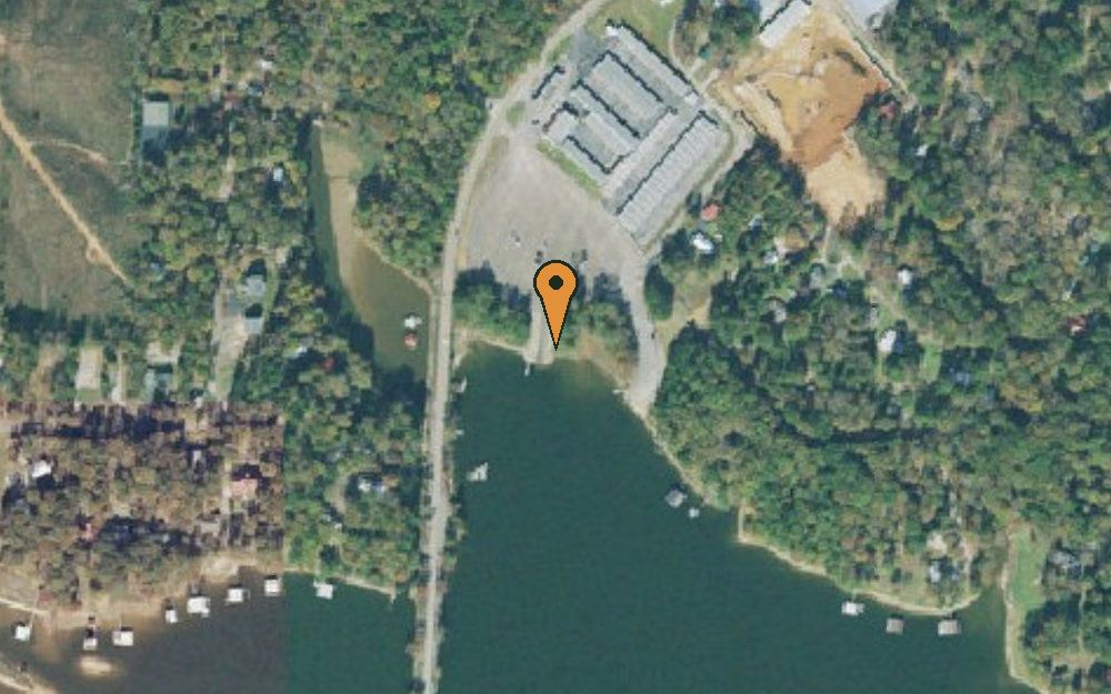 Aerial view of Yellow Creek