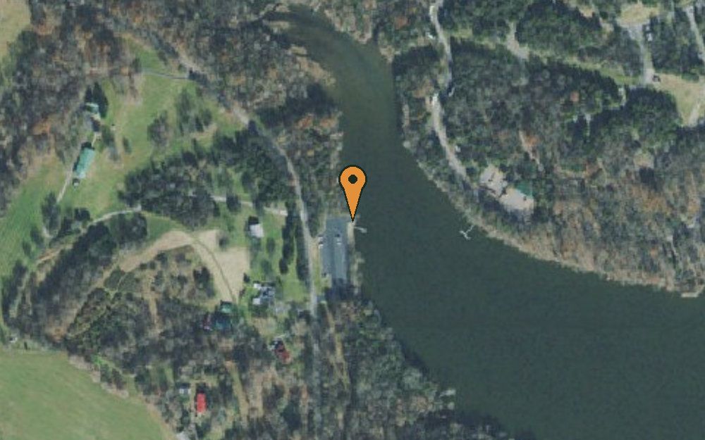 Aerial view of Ziegler's Fort Ramp